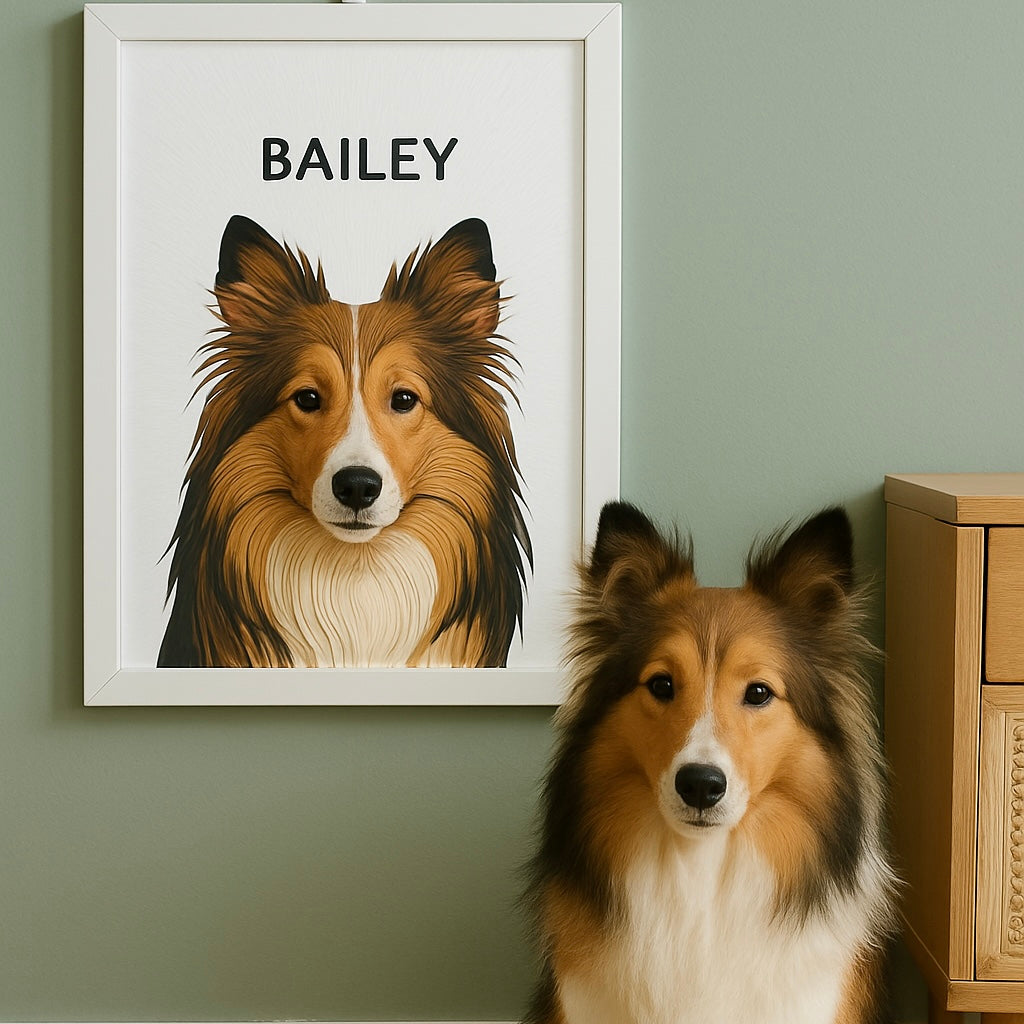 Modern Pet Portrait
