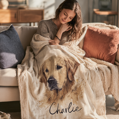 🐾Sherpa Pet Memorial Blanket