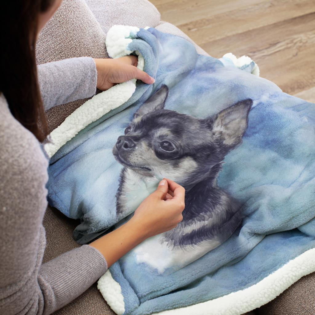 Custom Senior Chihuahua Blanket